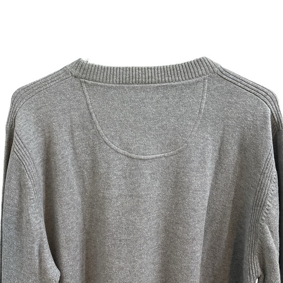 Woolrich Wool Blend Gray Crewneck Men's‎ Sweater Size Medium - Picture 4 of 8